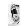 OUCH! Black & White Satin Eye-Mask - Black Eye Restraint - Just for you desires