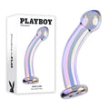Playboy Pleasure JEWELS KING - Clear Glass 16.3 cm Dildo - Just for you desires