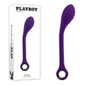 Playboy Pleasure SPOT ON - Purple 22.6 cm USB Rechargeable Poseable G-Spot Vibrator - Just for you desires