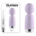 Playboy Pleasure ROYAL MINI - Lilac 12.5 cm USB Rechargeable Mini Wand Vibrator - Just for you desires