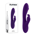 Playboy Pleasure ON REPEAT - Purple 19.7 cm USB Rechargeable Rabbit Vibrator - Just for you desires