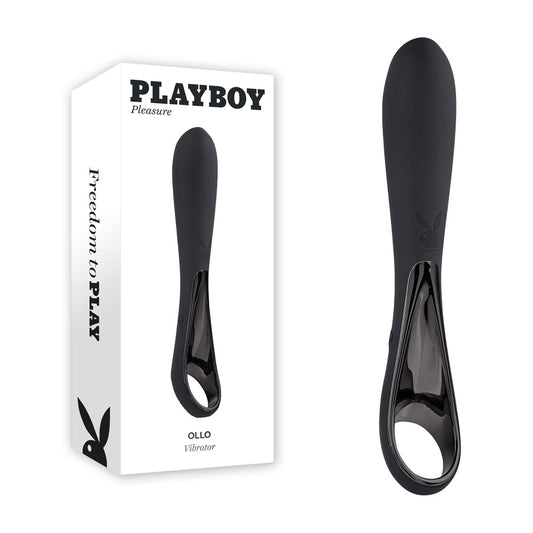 Playboy Pleasure OLLO - Black 14.6 cm USB Rechargeable Vibrator