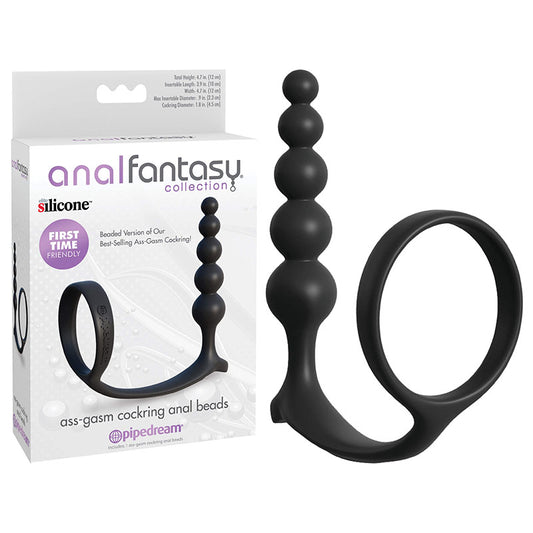 Anal Fantasy Collection Ass-Gasm Cockring Anal Beads - Just for you desires