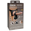 King Cock Elite Ultimate Vibrating Silicone Body Dock Kit - Body Dock Strap-On Harness with 17.8 cm Vibrating Dong & Vibrating Balls - Just for you desires