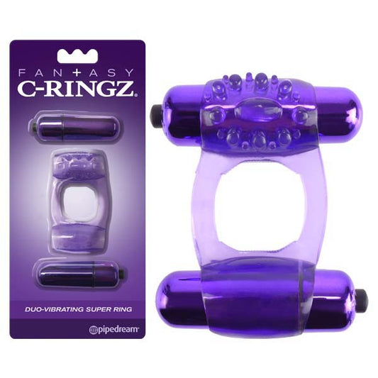 Fantasy C-Ringz Duo-Vibrating Super Ring - Just for you desires
