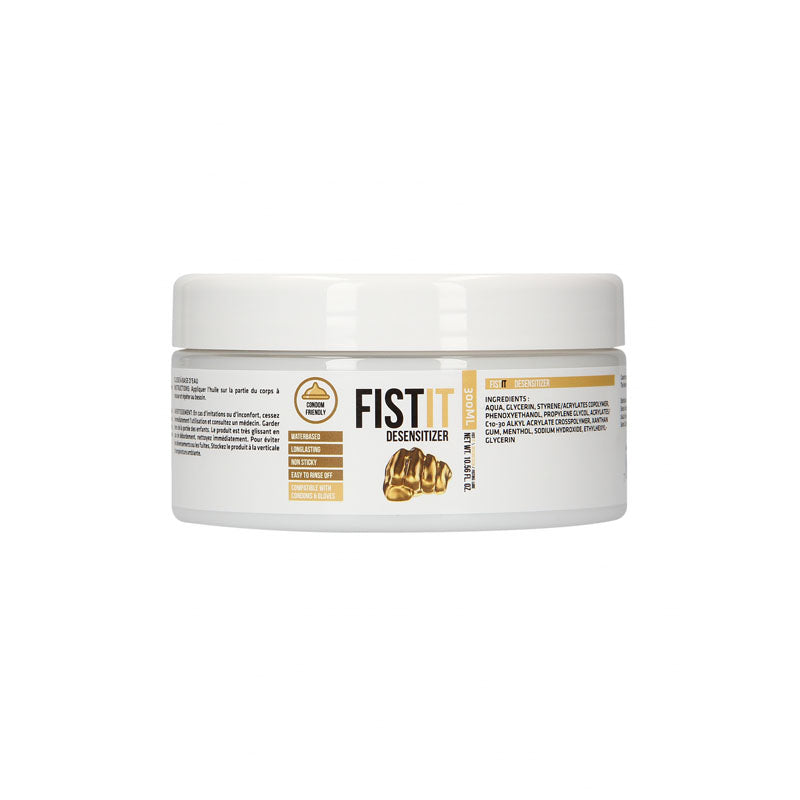 PHARMQUESTS Fist-It Numbing - 300 ml - Water Based Numbing Lubricant - 300 ml Tub - Just for you desires