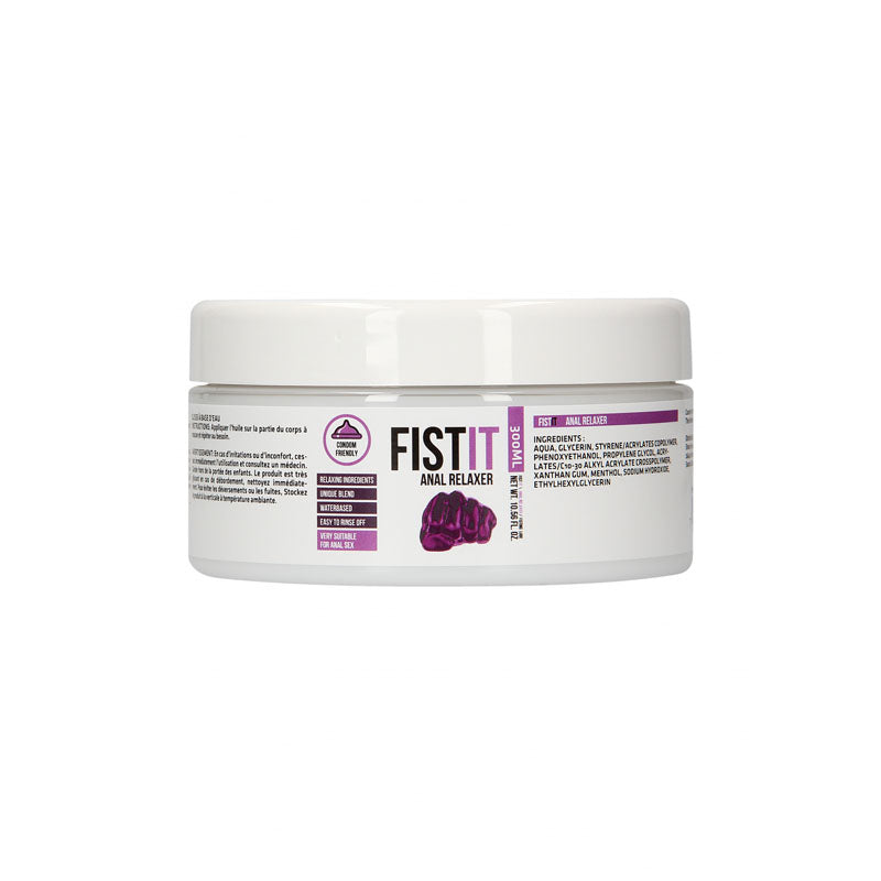 PHARMQUESTS Fist-It Anal Relaxer - 300ml - Water Based Relaxing Lubricant - 300 ml Tub - Just for you desires
