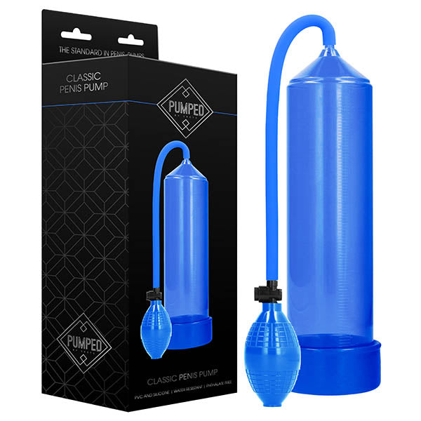 Pumped Classic Penis Pump - Blue Penis Pump - Just for you desires