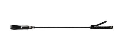 Black Long Riding Crop Slim Leather Tip - Just for you desires