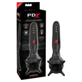PDX Elite Vibrating Roto-Sucker - Black Vibrating Head Masturbator - Just for you desires