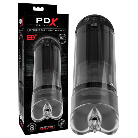 Pipedream Extreme Toyz Elite Extender Pro Vibrating Penis Pump - Just for you desires