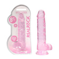 Real Rock 8"" / 21 Cm Realistic Dildo With Balls Pink - Just for you desires
