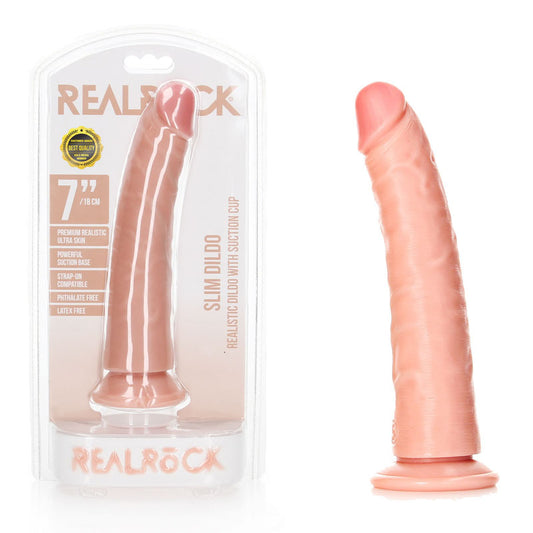 Real Rock 7 "" Cock Slim Flesh