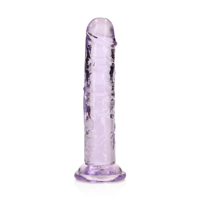 REALROCK 15.5 cm Straight Dildo - Purple - Purple 15.5 cm (6'') Dong - Just for you desires