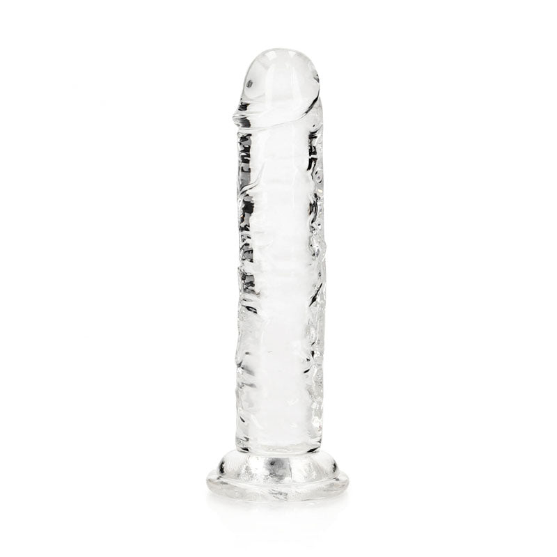 REALROCK 15.5 cm Straight Dildo - Clear - Just for you desires