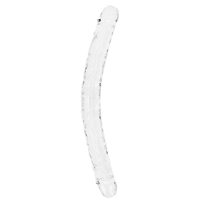 REALROCK 45 cm Double Dong - Clear - Clear 45 cm (18'') Double Dong - Just for you desires
