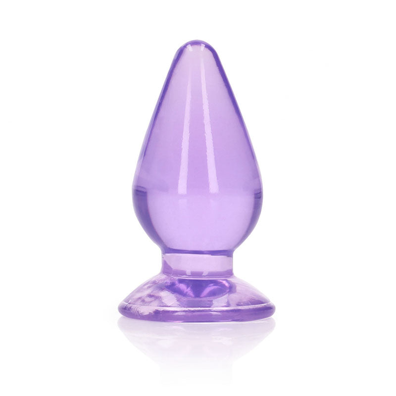 REALROCK 9 cm Anal Plug - Purple - Purple 9 cm (3.5'') Butt Plug - Just for you desires