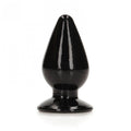 REALROCK 11.5 cm Anal Plug - Black - Black 11.5 cm (4.5'') Butt Plug - Just for you desires