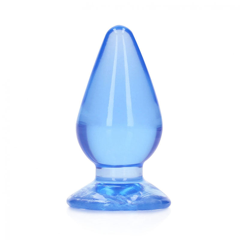 REALROCK 11.5 cm Anal Plug - Blue - Blue 11.5 cm (4.5'') Butt Plug - Just for you desires