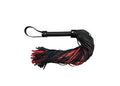 Leather Flogger Black & Burgundy - Just for you desires