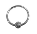 Stainless Steel Glans Ring With Pressure Point Ball - Just for you desires