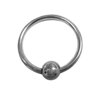 Stainless Steel Glans Ring With Pressure Point Ball - Just for you desires