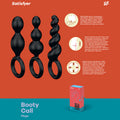 Satisfyer Booty Call - Black Butt Plugs - Set of 3 - Just for you desires