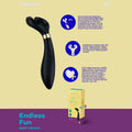 Satisfyer Endless Fun - Black 23.5 cm USB Rechargeable Stimulator - Just for you desires