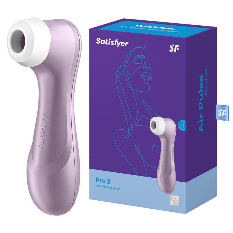 Satisfyer Pro 2 - Purple - Touch-Free USB-Rechargeable Clitoral Stimulator - Just for you desires