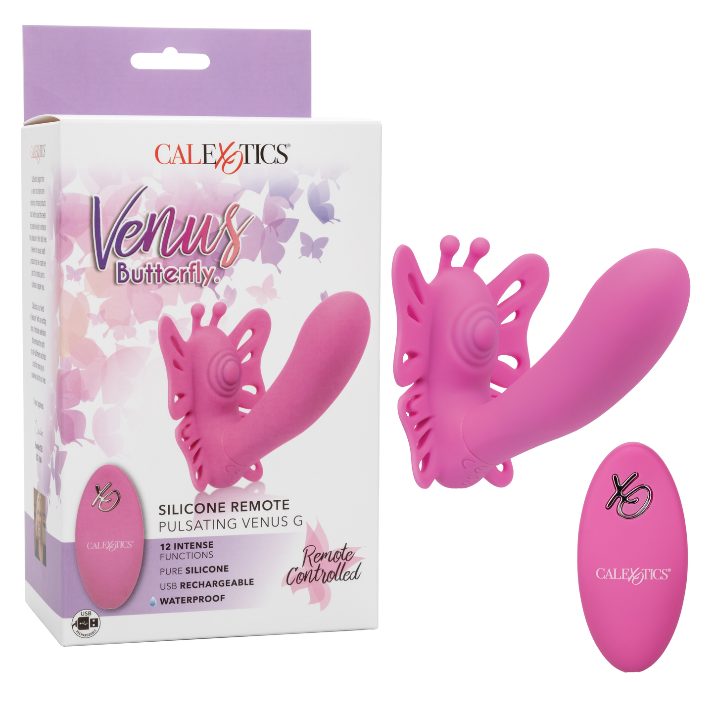 Venus Butterfly Silicone Remote Pulsating Venus G - Just for you desires