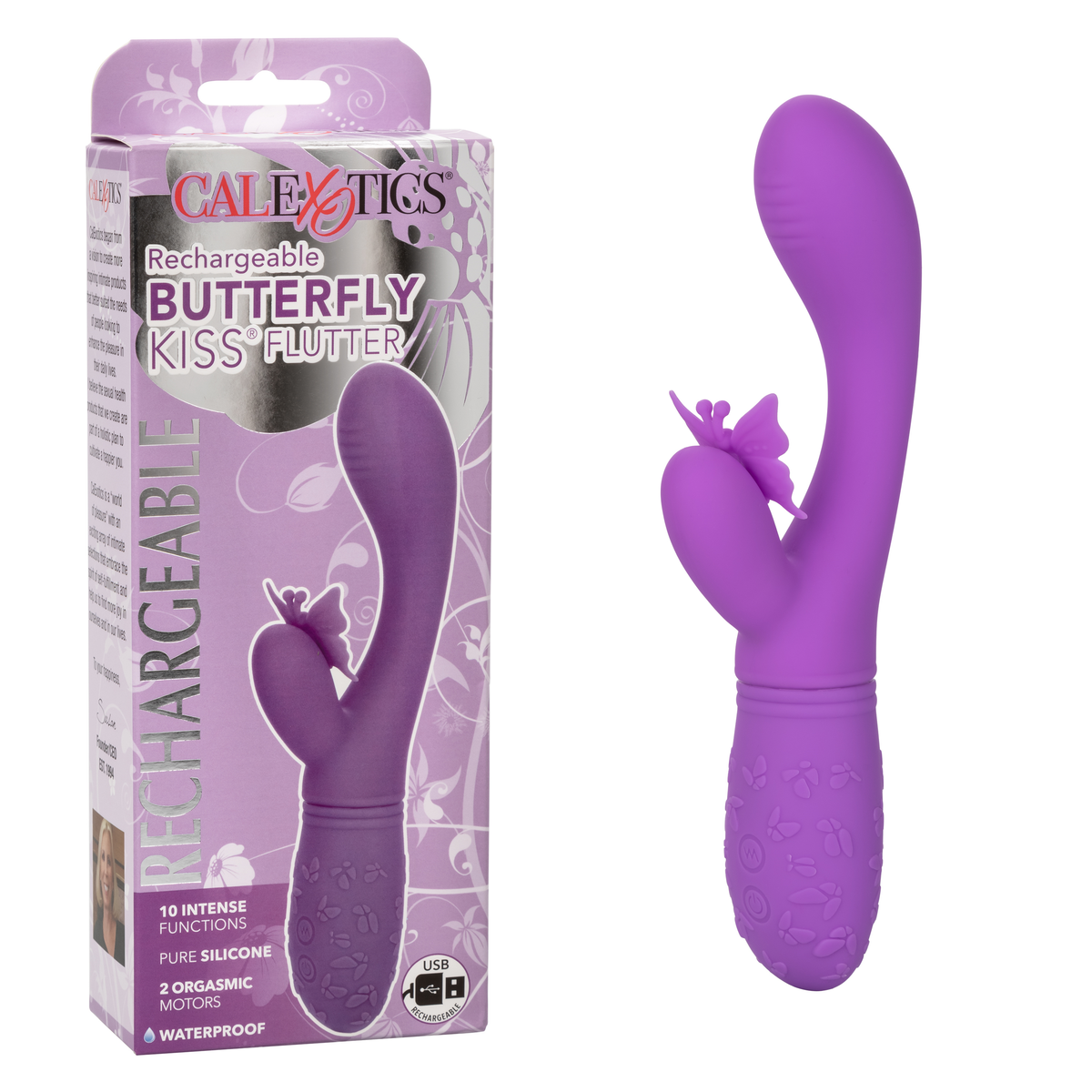 Rechargeable Butterfly Kiss Flutter Purple - Just for you desires