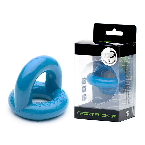 Sport Fucker Universal Cock Ring - Police Blue Cock & Balls Ring - Just for you desires