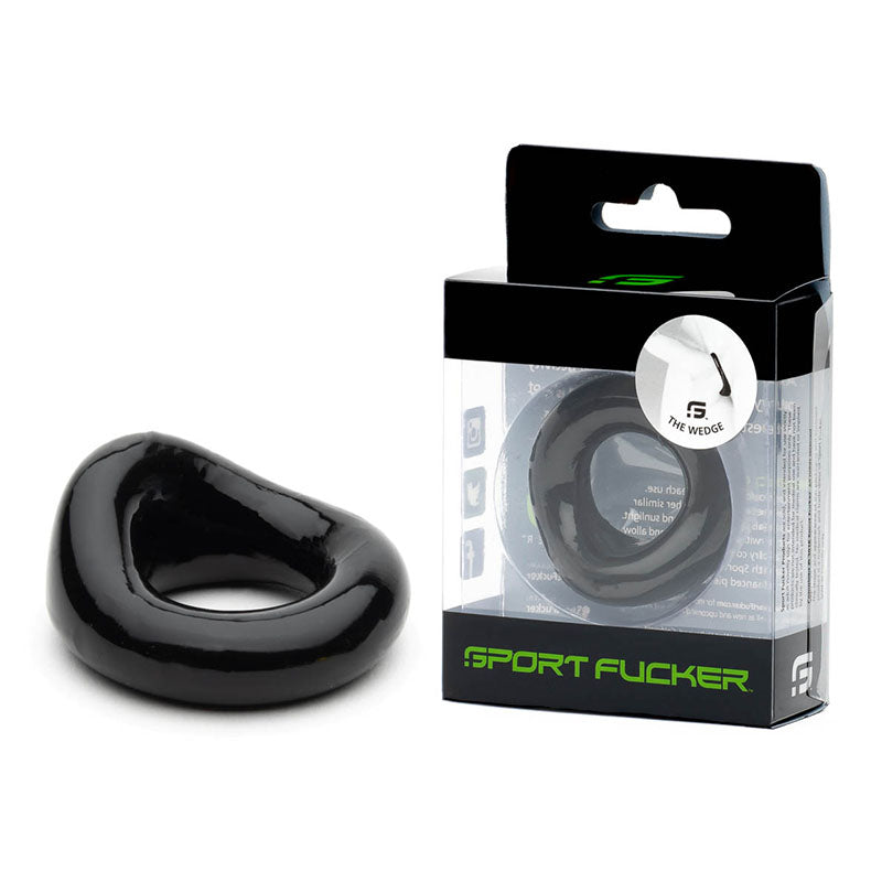 Sport Fucker Wedge - Black Cock Ring - Just for you desires