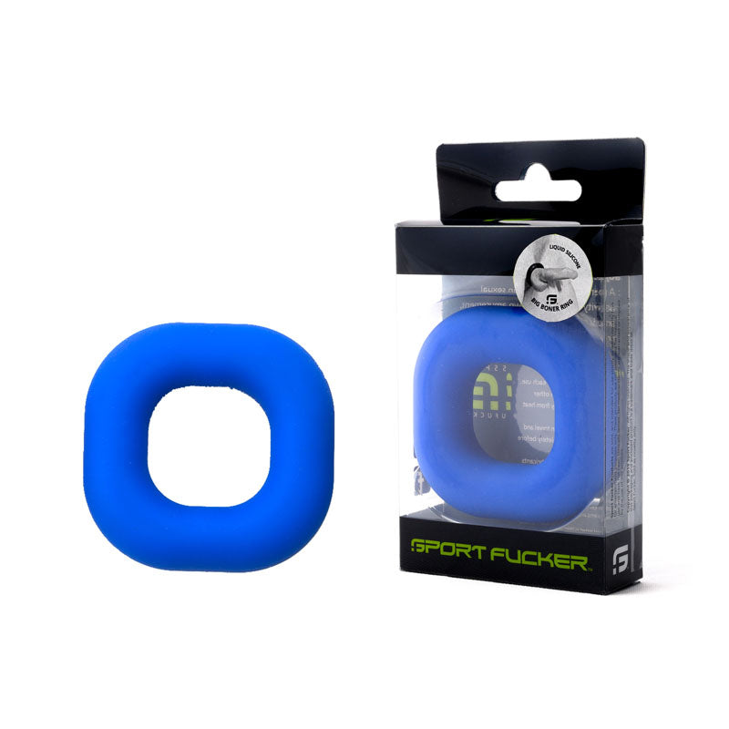 Sport Fucker Big Boner Ring - Blue Cock Ring - Just for you desires