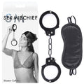 Sex & Mischief Shadow Cuff Kit - Black - 2 Piece Set - Just for you desires