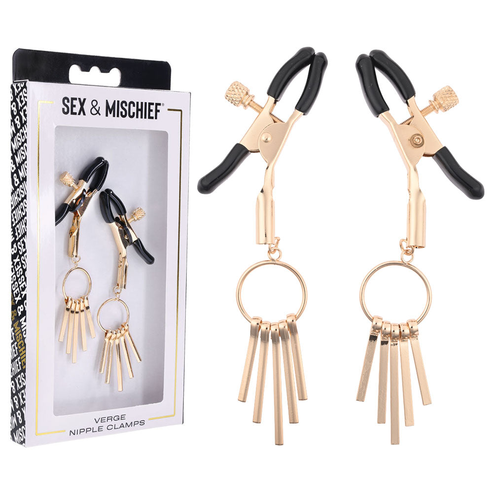 Sex & Mischief Verge Nipple Clamps - Just for you desires