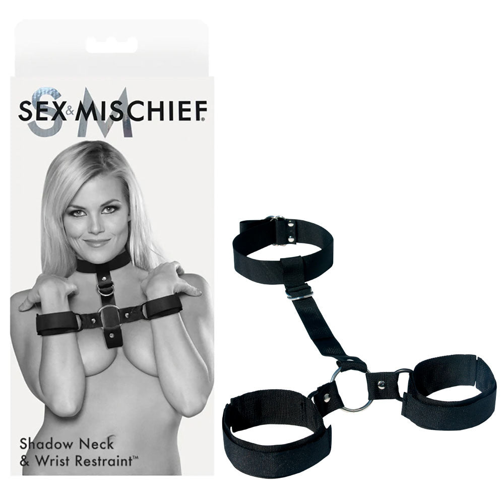 Sex & Mischief Shadow Neck and Wrist Restraint - Just for you desires