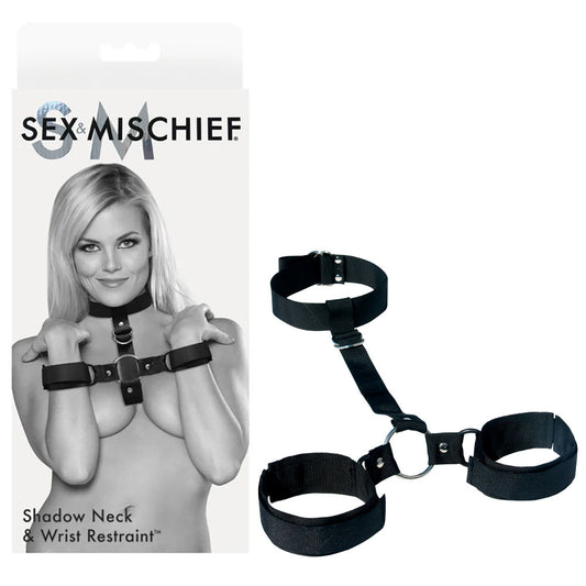 Sex & Mischief Shadow Neck and Wrist Restraint - Just for you desires