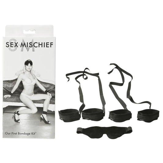 Sex & Mischief Our First Bondage Kit Black - Just for you desires