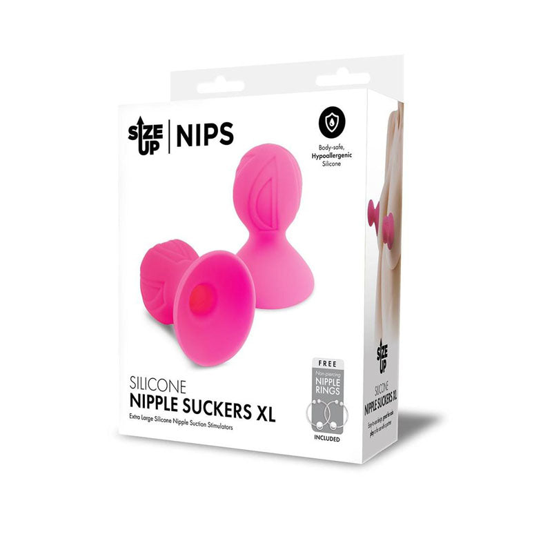 Size Up Silicone Nipple Suckers XL - Just for you desires