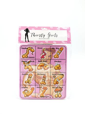 Thirsty Girls Willy Bingo Playing Cards Game - Just for you desires
