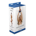 WhipSmart Diamond Deluxe Over The Door Cuffs - Blue - Blue Restraints - Just for you desires