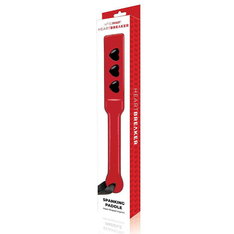 WhipSmart Heartbreaker Spanking Paddle - Red Spanking Paddle - Just for you desires