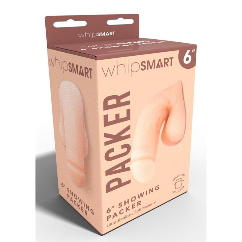 WhipSmart 6'' Showing Packer - Flesh 15.2 cm Packer - Just for you desires
