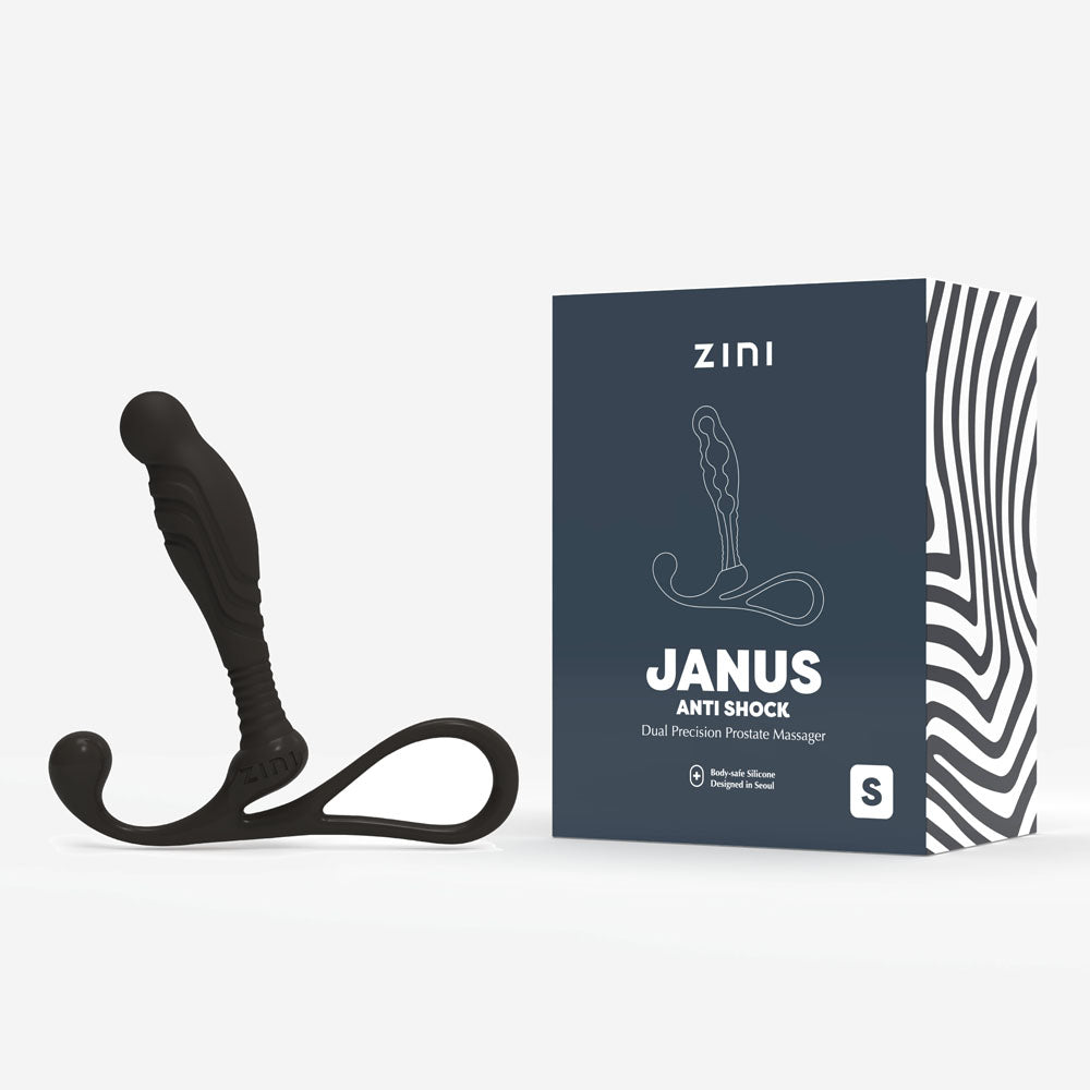 Zini Janus Anti Shock - Small - Black Small Prostate Massager - Just for you desires