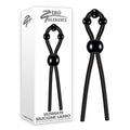 Zero Tolerance Ultimate Silicone Lasso - Black Silicone Adjustable Lasso Cock Ring - Just for you desires
