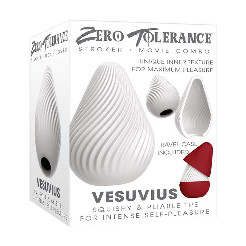 Zero Tolerance VESUVIUS - White Mini Stroker Egg - Just for you desires