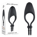 Zero Tolerance PERFECT FIT - Black USB Rechargeable Vibrating Lasso Cock Ring - Just for you desires