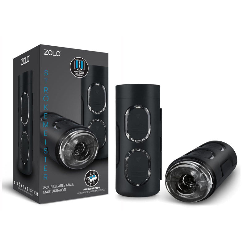 Zolo Strokemeister - Black Squeezable Masturbator - Just for you desires