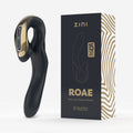 Zini Roae Special Edition - Black/Gold - Black/Gold 19.5 cm USB Rechargeable Vibrator - Just for you desires